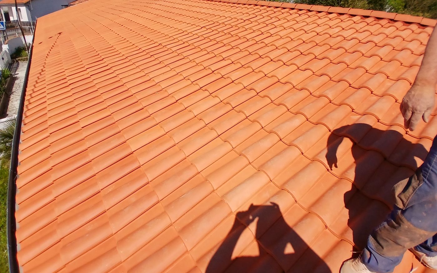 Toiture après réparation à Pers